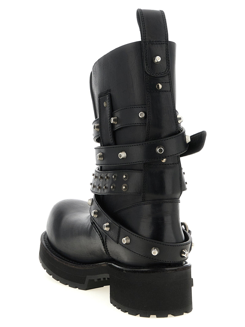 Balenciaga Black Calfskin Ankle Boots Balenciaga