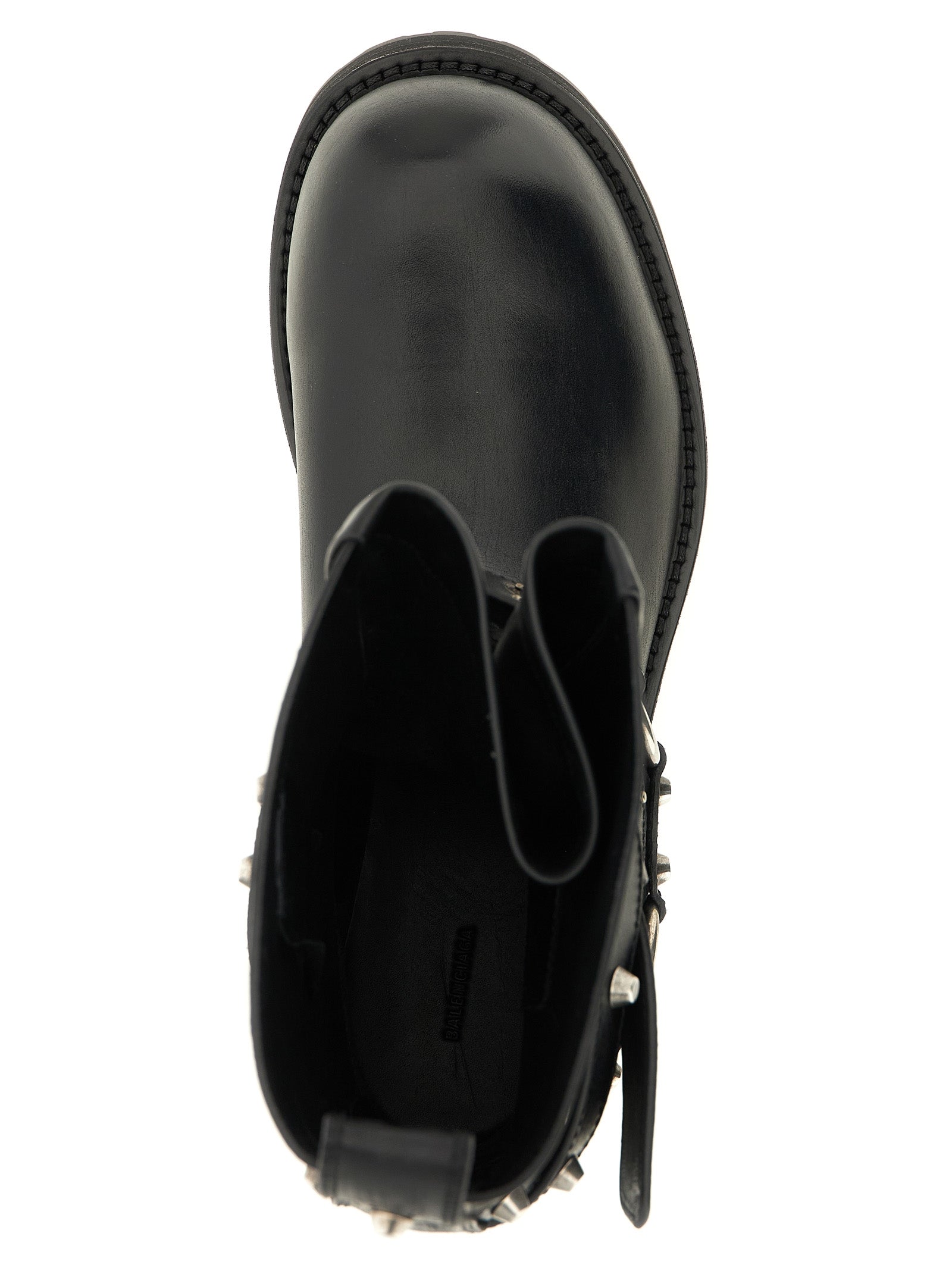Balenciaga Black Calfskin Ankle Boots Balenciaga