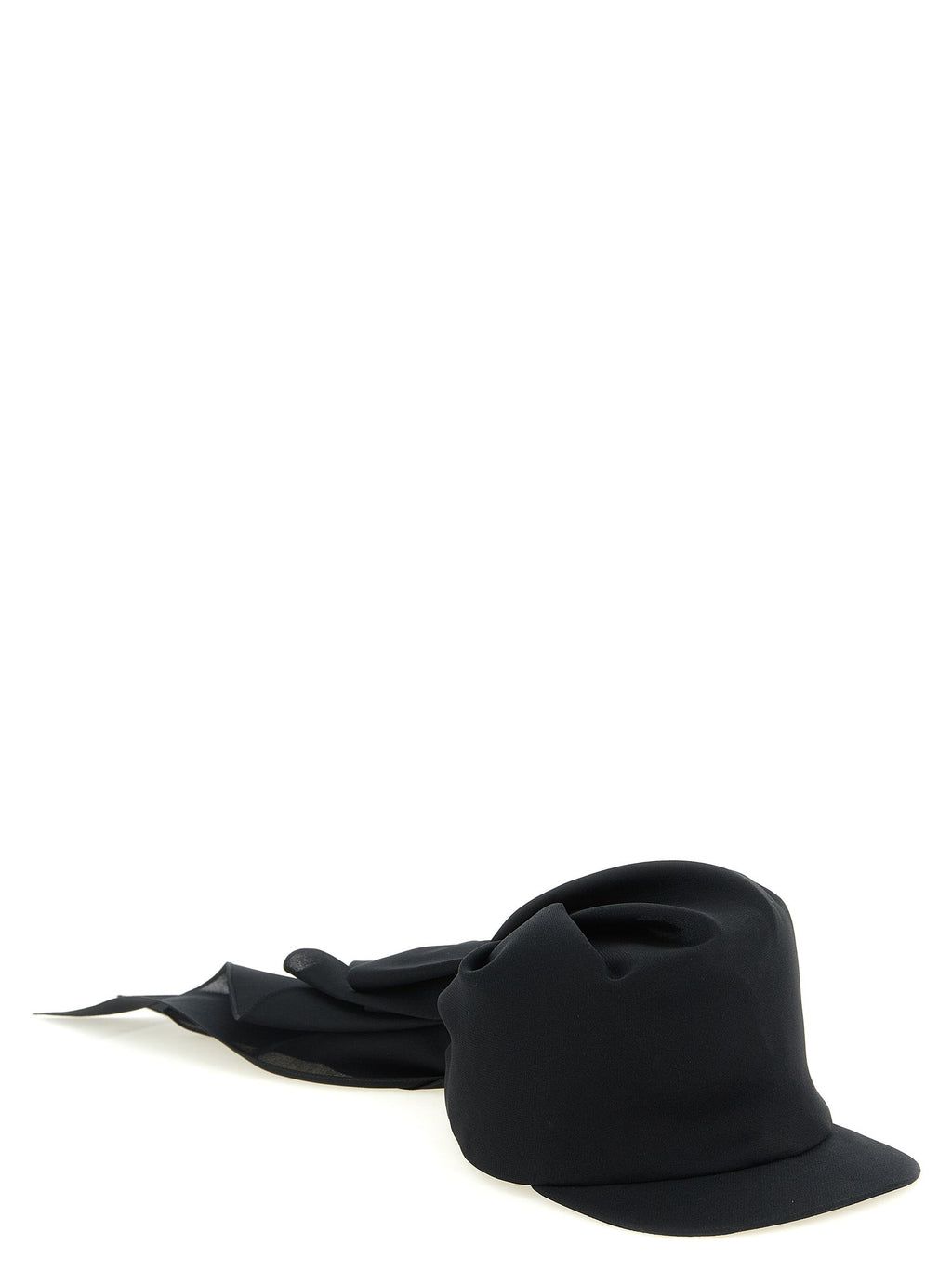 Balenciaga Black Silk Cap (Baseball Hat) Balenciaga