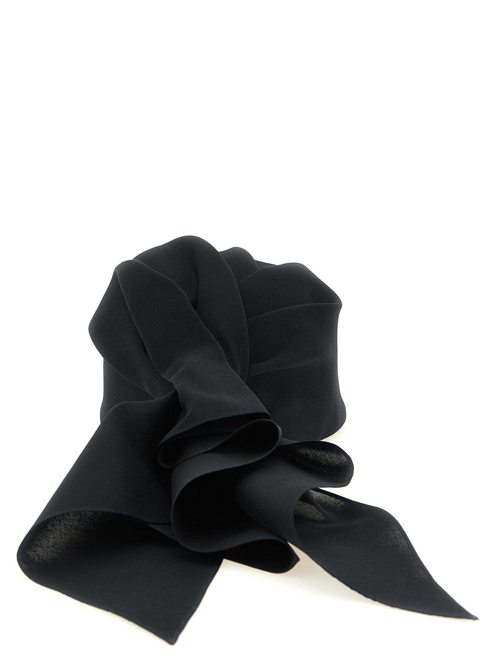 Balenciaga Black Silk Cap (Baseball Hat) Balenciaga