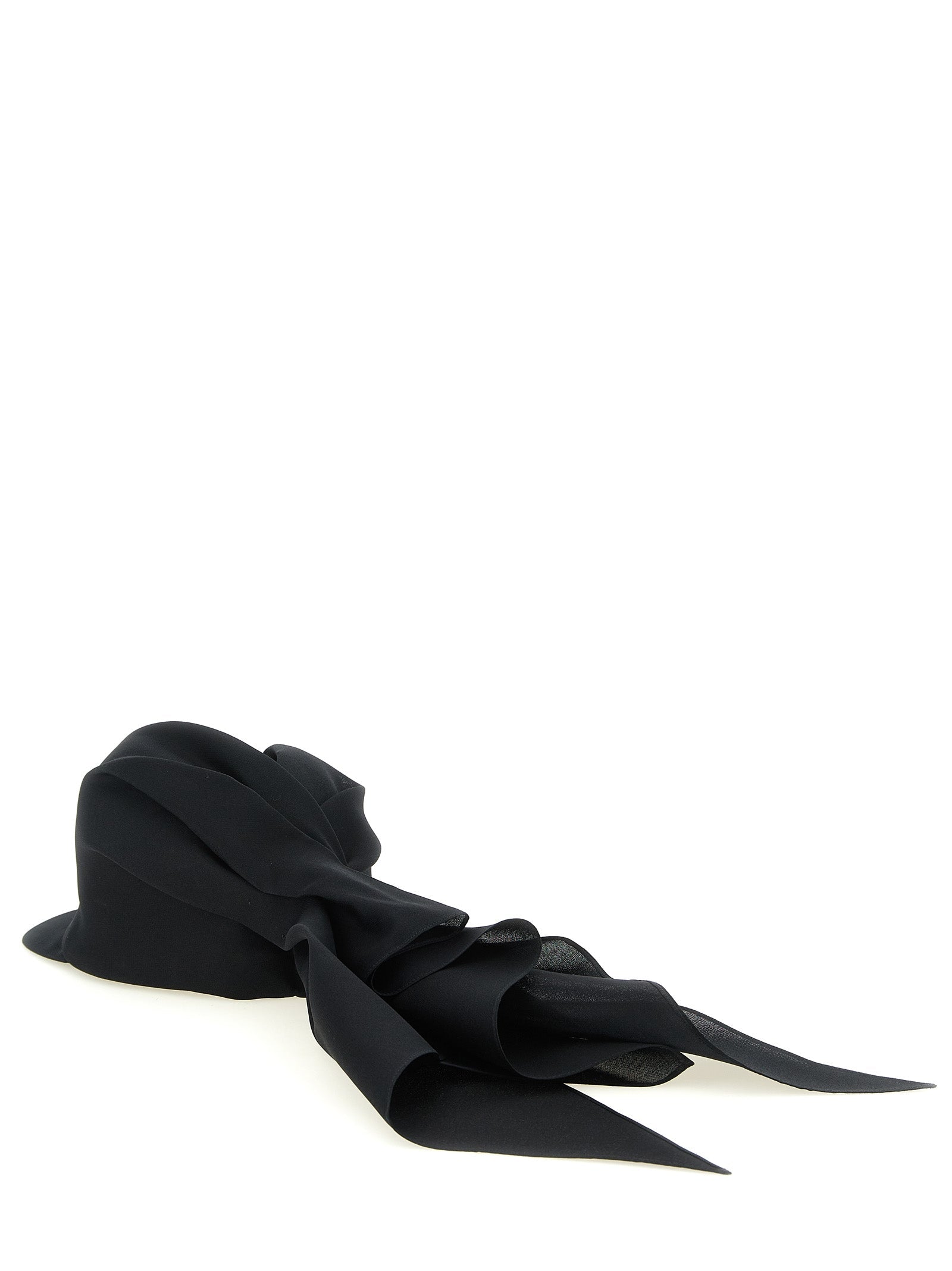 Balenciaga Black Silk Cap (Baseball Hat) Balenciaga