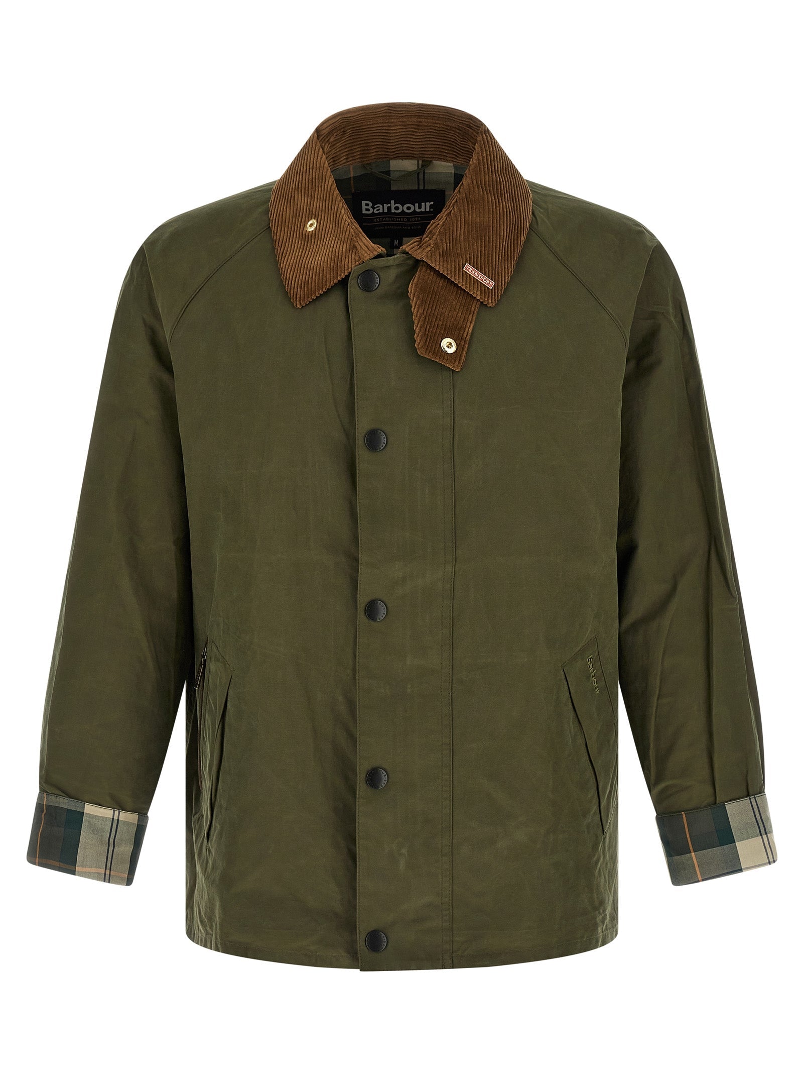 Barbour Bicolor Cotton Full-Length Jacket Barbour