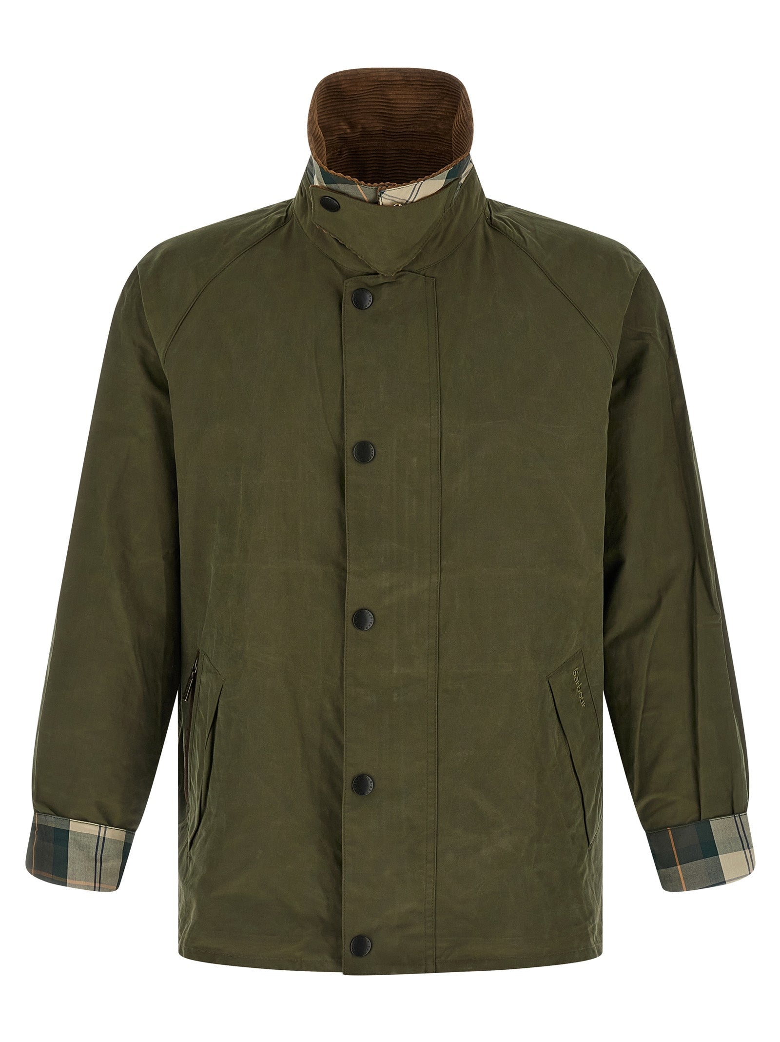Barbour Bicolor Cotton Full-Length Jacket Barbour