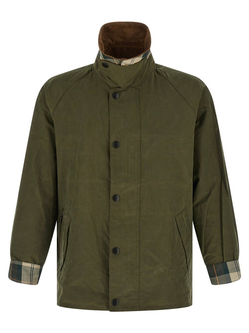 Barbour Bicolor Cotton Full-Length Jacket Barbour