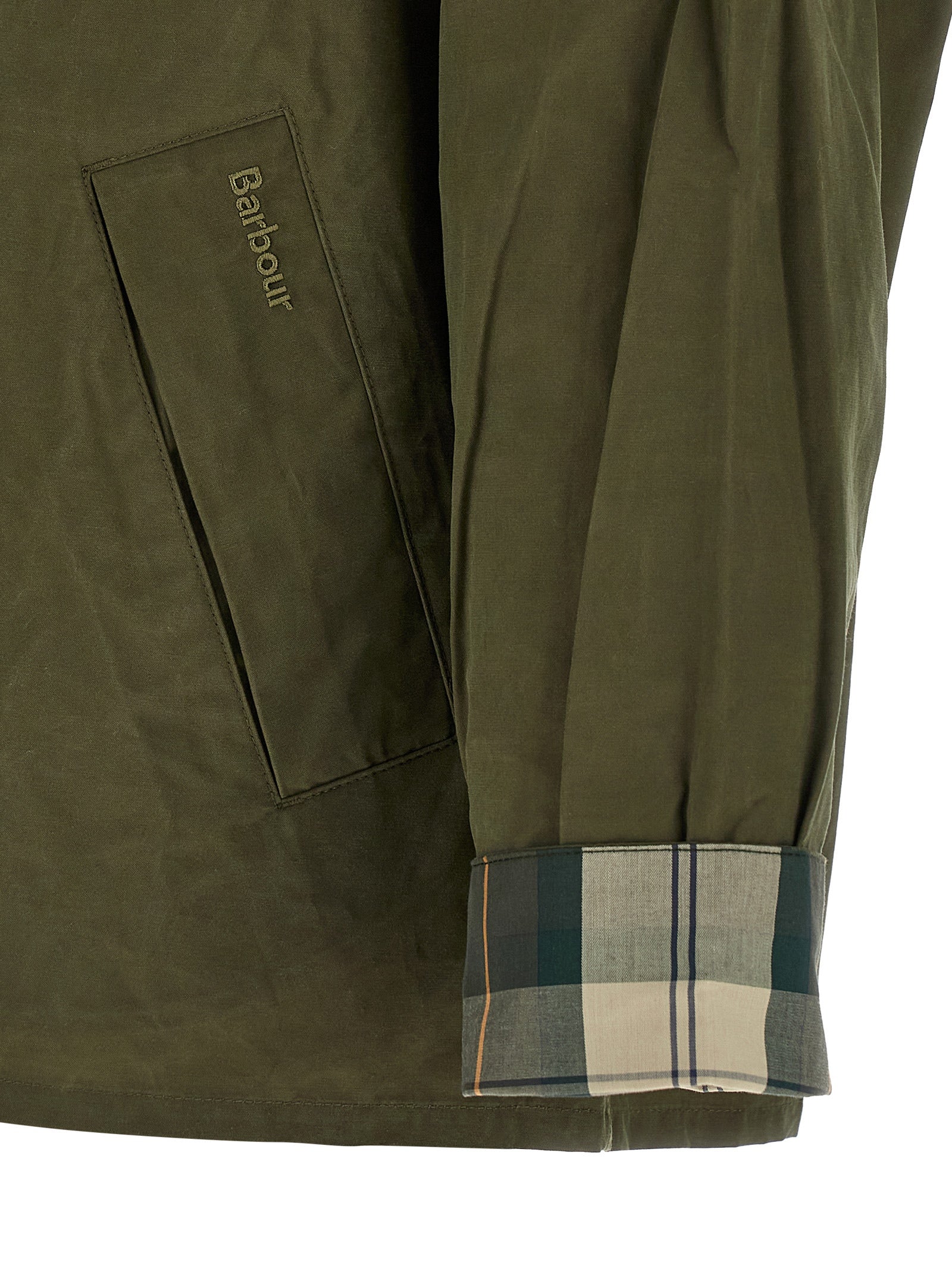 Barbour Bicolor Cotton Full-Length Jacket Barbour