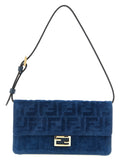 Fendi Blue Cotton Cardholder Fendi