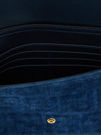 Fendi Blue Cotton Cardholder Fendi