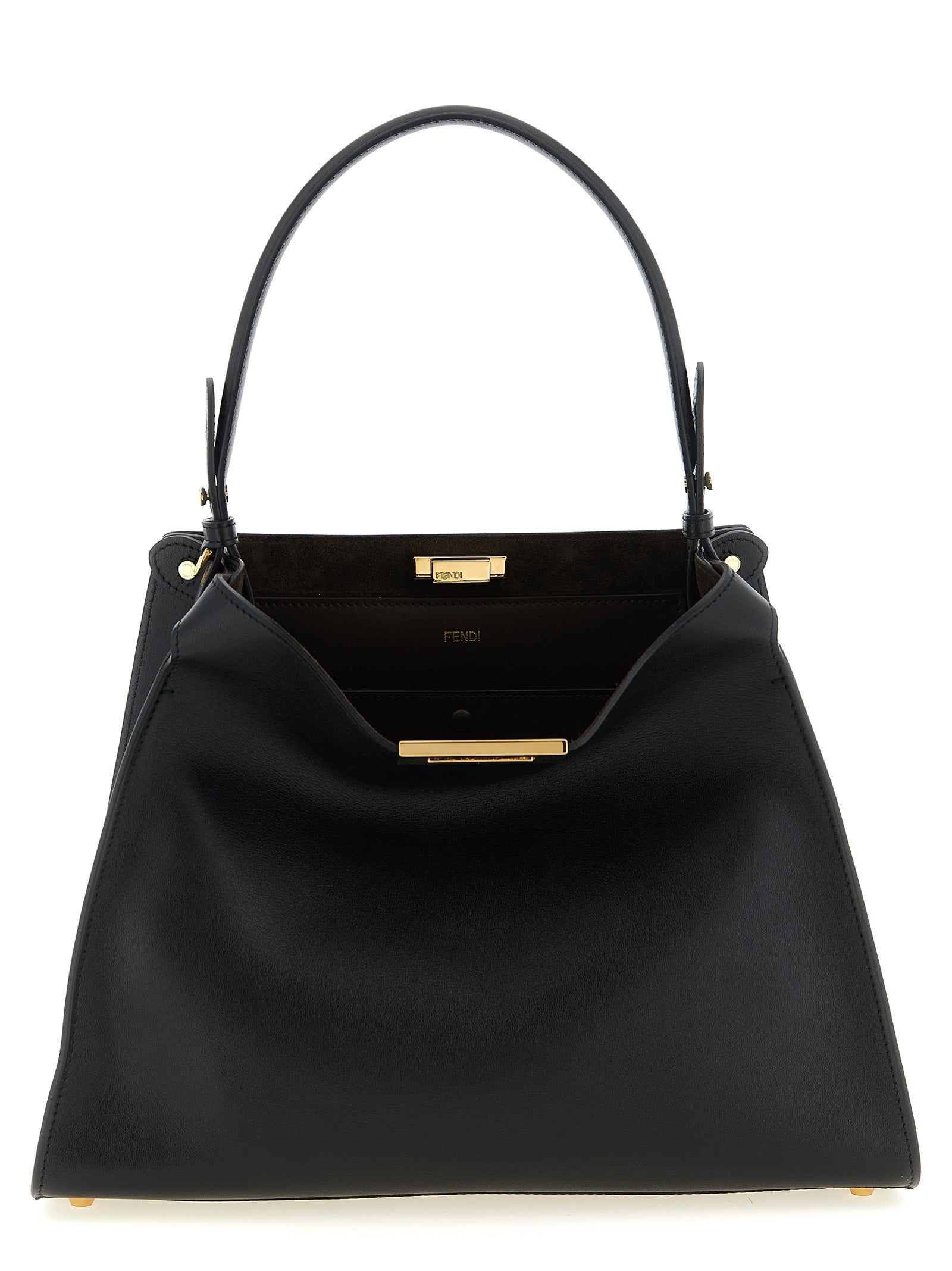 Fendi Black Calfskin Handbag Fendi