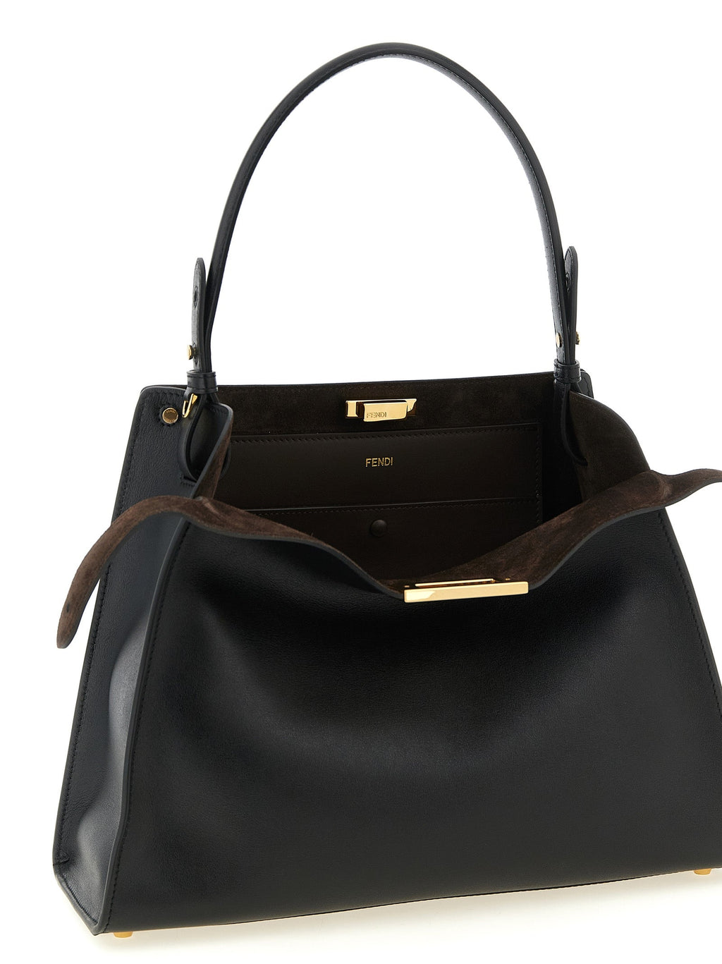 Fendi Black Calfskin Handbag Fendi