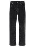 Fendi Gray Cotton Casual Pants Fendi