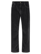 Fendi Gray Cotton Casual Pants Fendi
