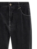 Fendi Gray Cotton Casual Pants Fendi