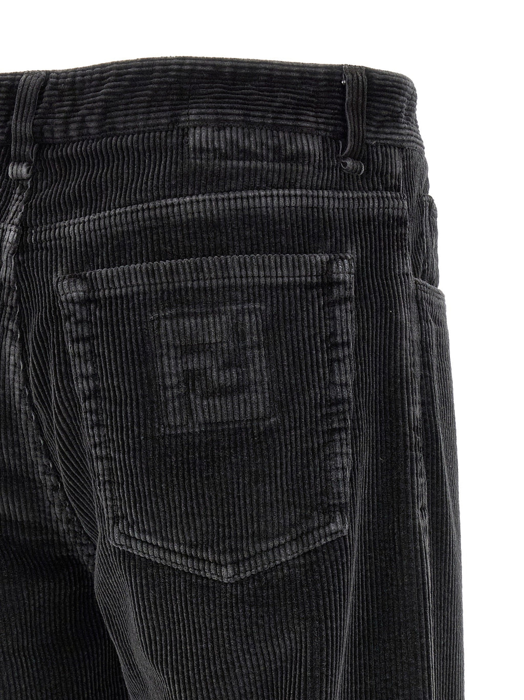 Fendi Gray Cotton Casual Pants Fendi