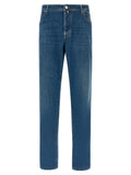 Jacob Cohen Blue Cotton Straight-Leg Jeans Jacob Cohen