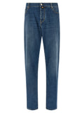 Jacob Cohen Blue Cotton Straight-Leg Jeans Jacob Cohen