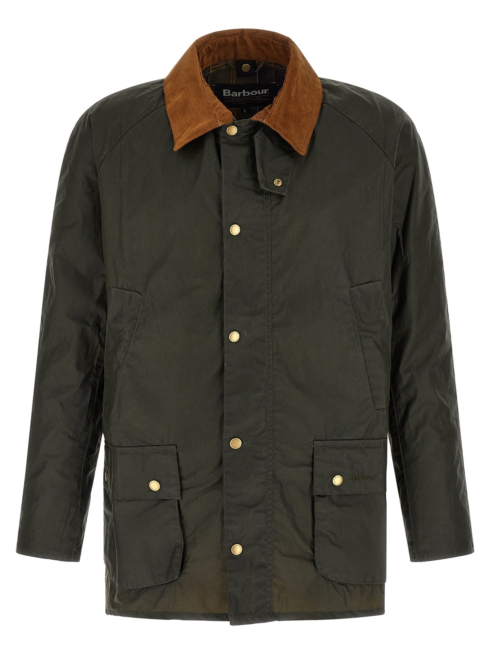 Barbour Bicolor Cotton Full-Length Jacket Barbour