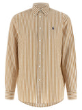 Polo Ralph Lauren Beige Cotton Blouse Polo Ralph Lauren