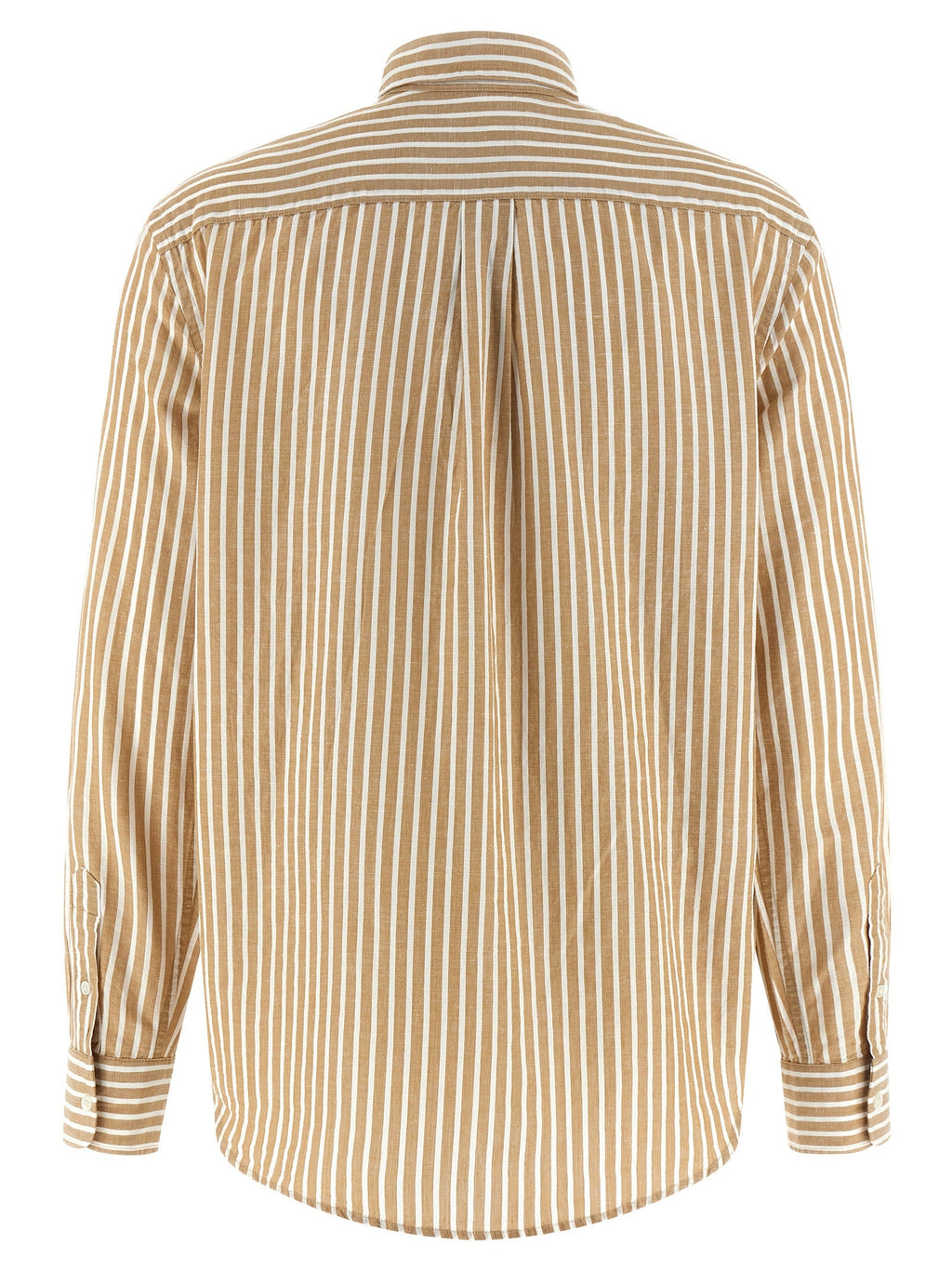Polo Ralph Lauren Beige Cotton Blouse Polo Ralph Lauren
