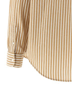 Polo Ralph Lauren Beige Cotton Blouse Polo Ralph Lauren