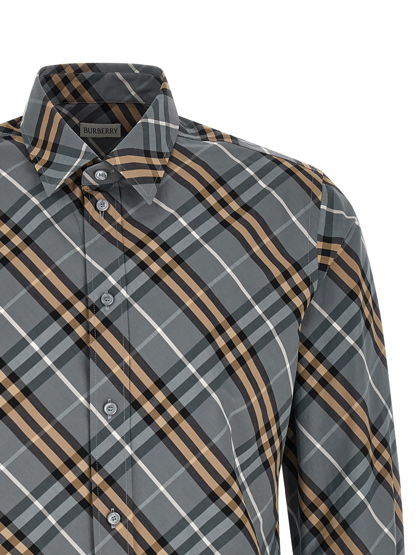 Burberry Multicolor Cotton Blouse Burberry