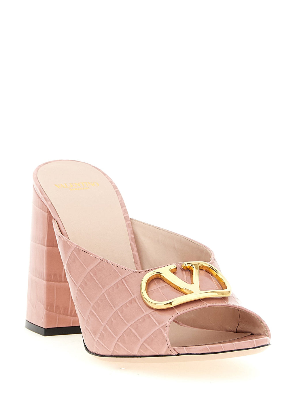 Valentino Garavani Multicolor Calfskin Stiletto Heel Sandals Valentino Garavani