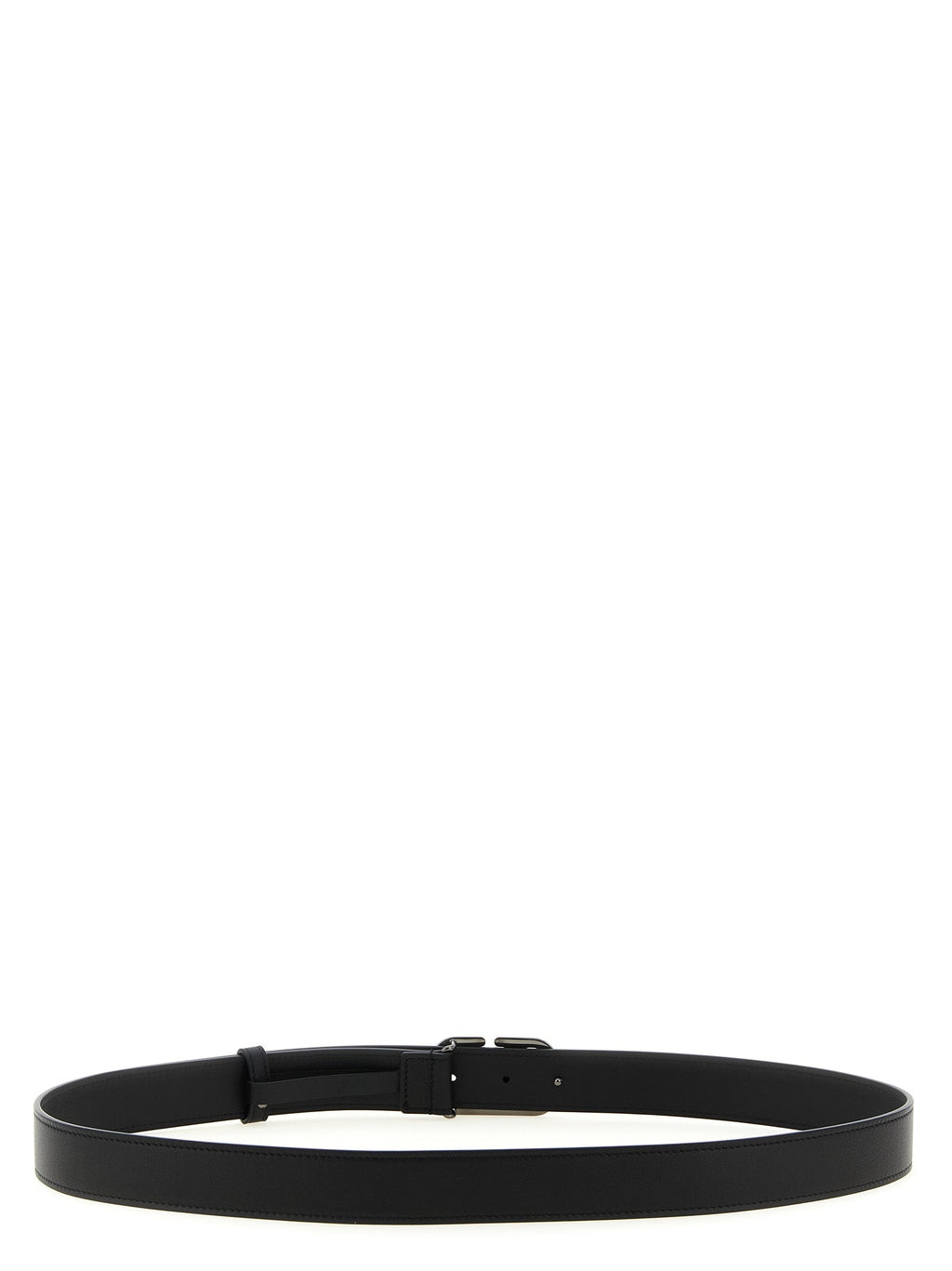 Valentino Garavani Black Calfskin Regular Belt Valentino Garavani
