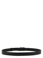 Valentino Garavani Black Calfskin Regular Belt Valentino Garavani