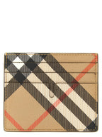 Burberry Beige Polyethylene Cardholder Burberry
