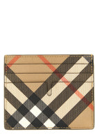 Burberry Beige Polyethylene Cardholder Burberry