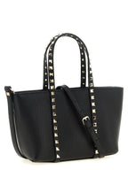 Valentino Garavani Black Calfskin Tote Bag Valentino Garavani