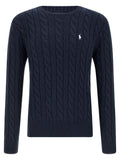 Polo Ralph Lauren Blue Cotton Cardigan Polo Ralph Lauren
