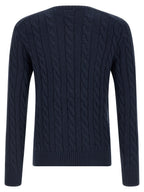 Polo Ralph Lauren Blue Cotton Cardigan Polo Ralph Lauren
