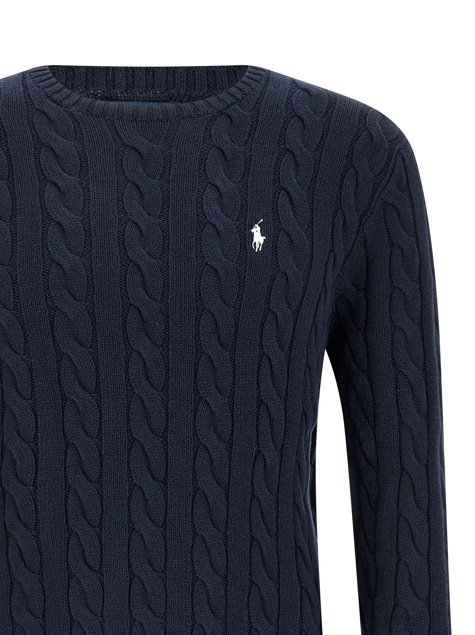 Polo Ralph Lauren Blue Cotton Cardigan Polo Ralph Lauren