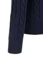 Polo Ralph Lauren Blue Cotton Cardigan Polo Ralph Lauren