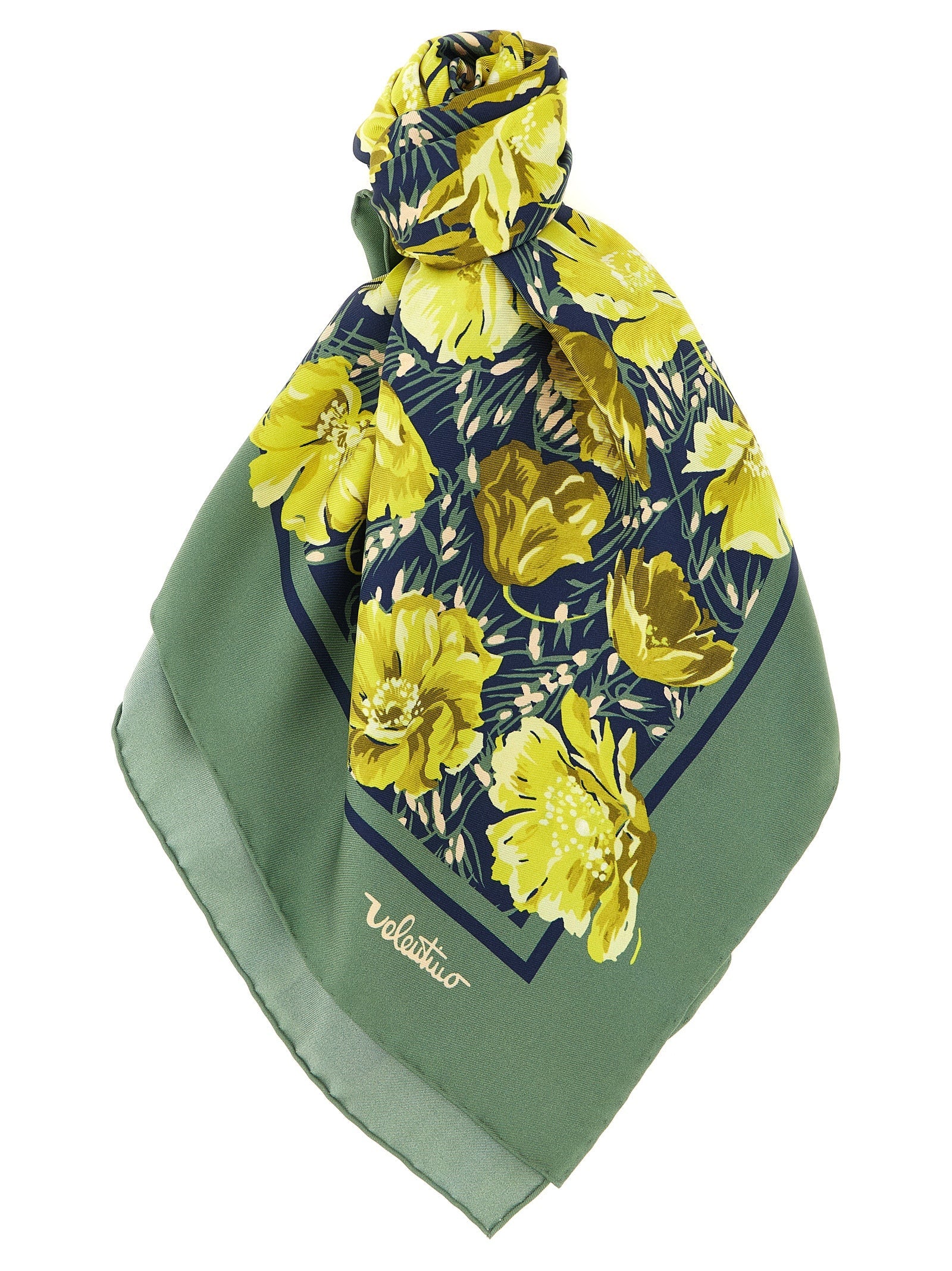 Valentino Garavani Bicolor Silk Foulard Valentino Garavani