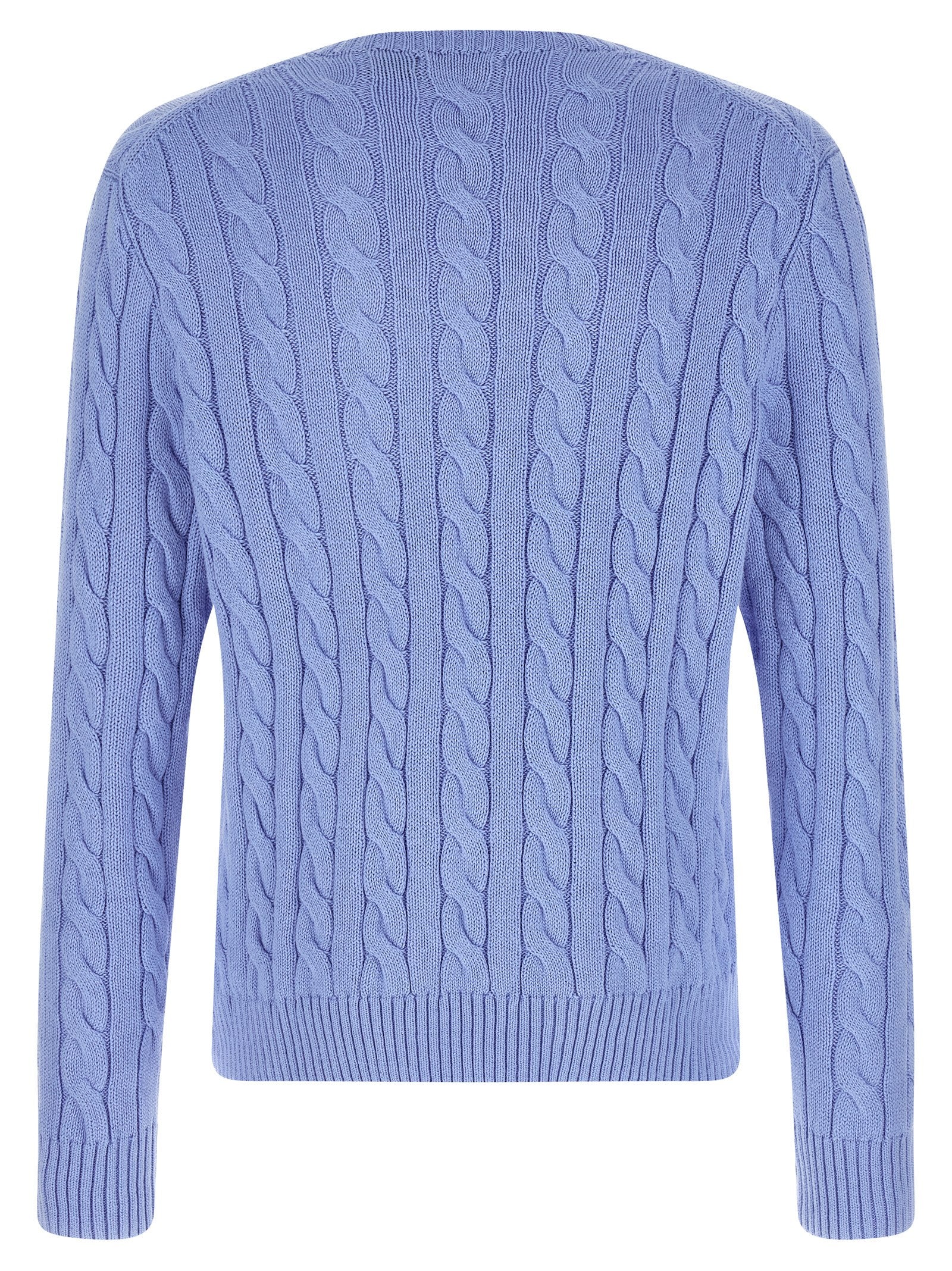 Polo Ralph Lauren Blue Cotton Cardigan Polo Ralph Lauren