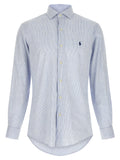 Polo Ralph Lauren Blue Linen Blouse Polo Ralph Lauren