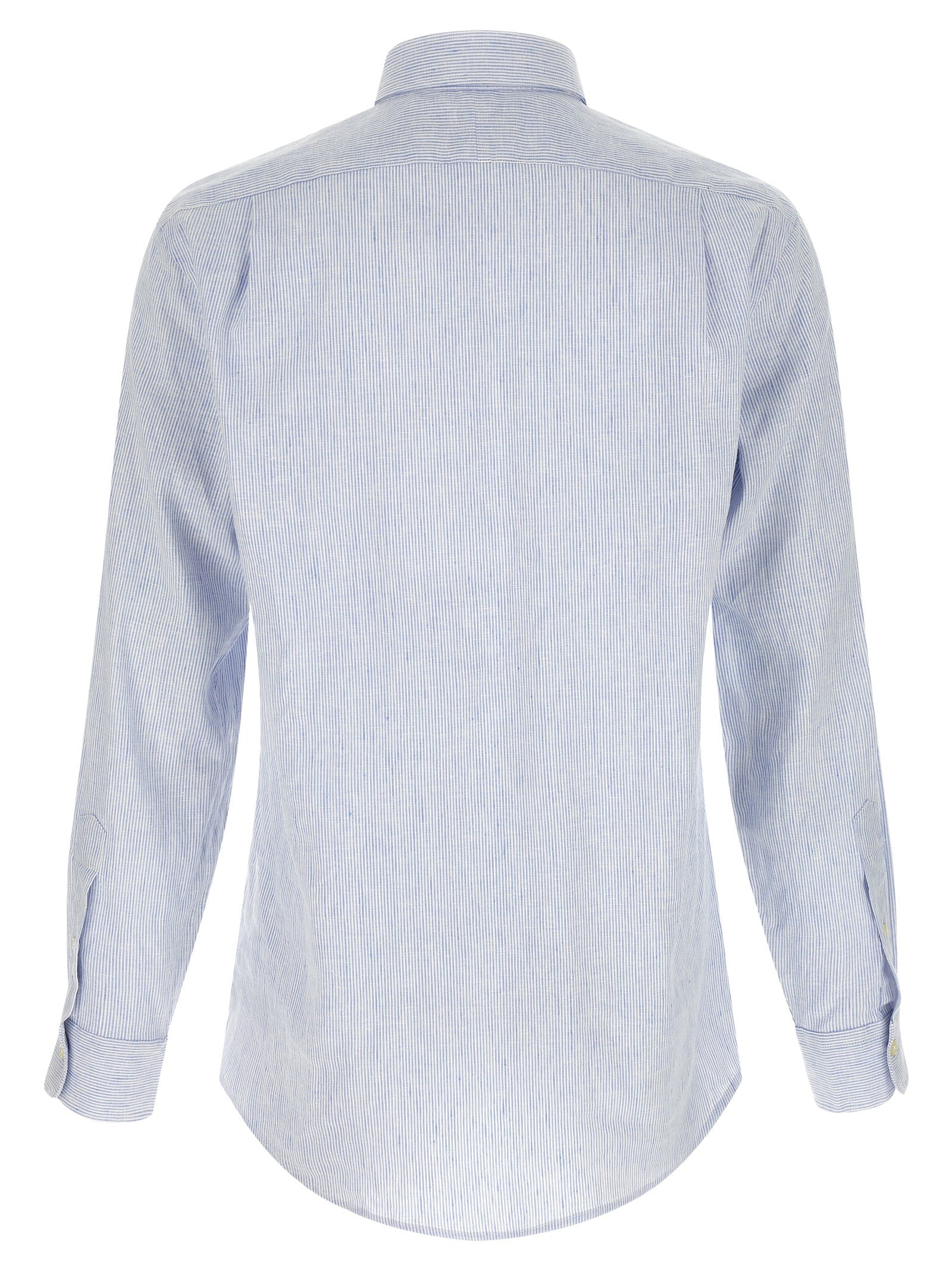 Polo Ralph Lauren Blue Linen Blouse Polo Ralph Lauren