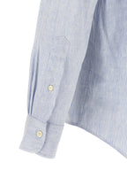 Polo Ralph Lauren Blue Linen Blouse Polo Ralph Lauren