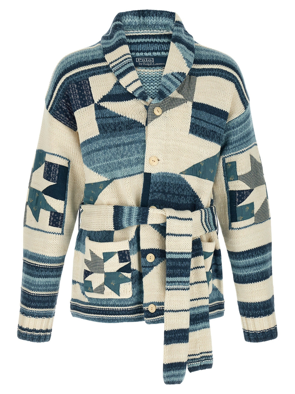 Polo Ralph Lauren Blue Cotton Cardigan Polo Ralph Lauren
