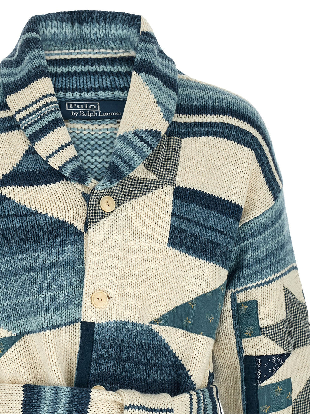 Polo Ralph Lauren Blue Cotton Cardigan Polo Ralph Lauren