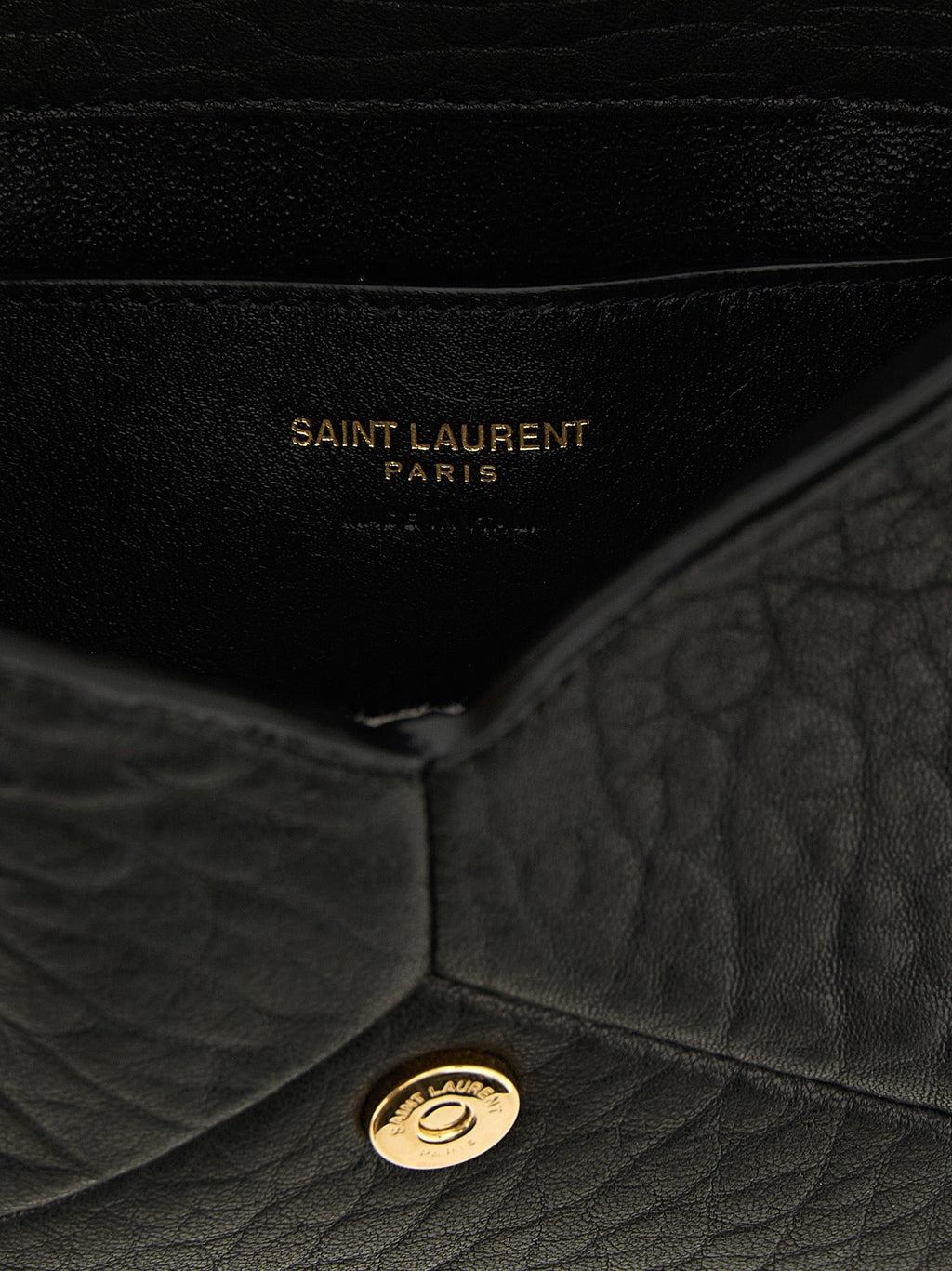 Saint Laurent Black Lamb Leather Crossbody Bag Saint Laurent