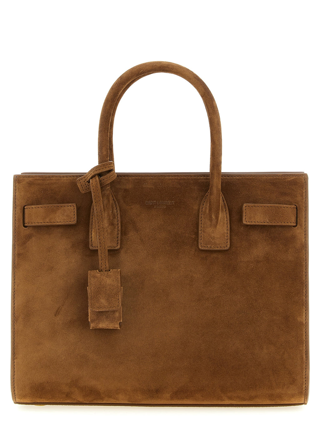 Saint Laurent Brown Calfskin Handbag Saint Laurent