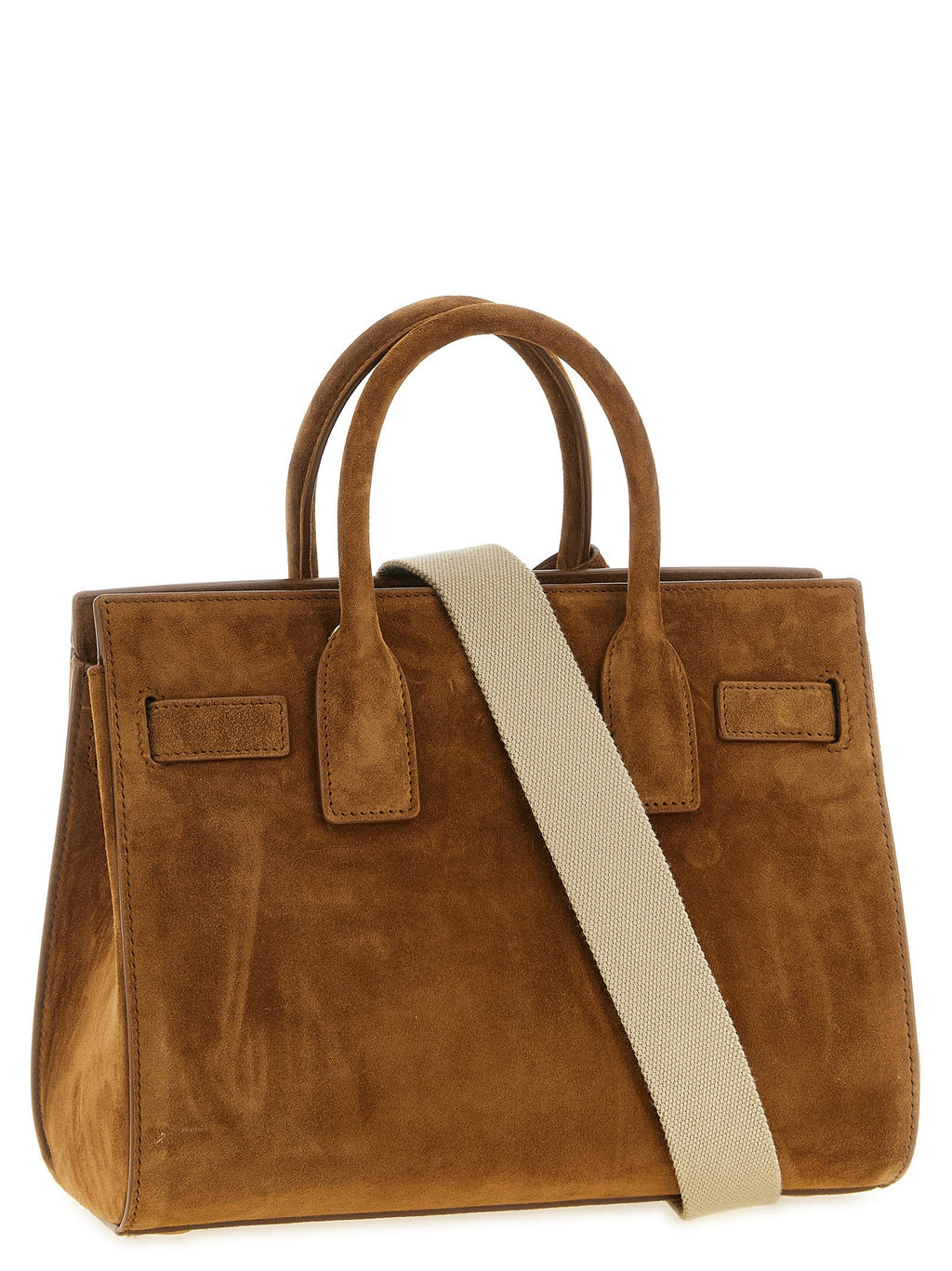 Saint Laurent Brown Calfskin Handbag Saint Laurent