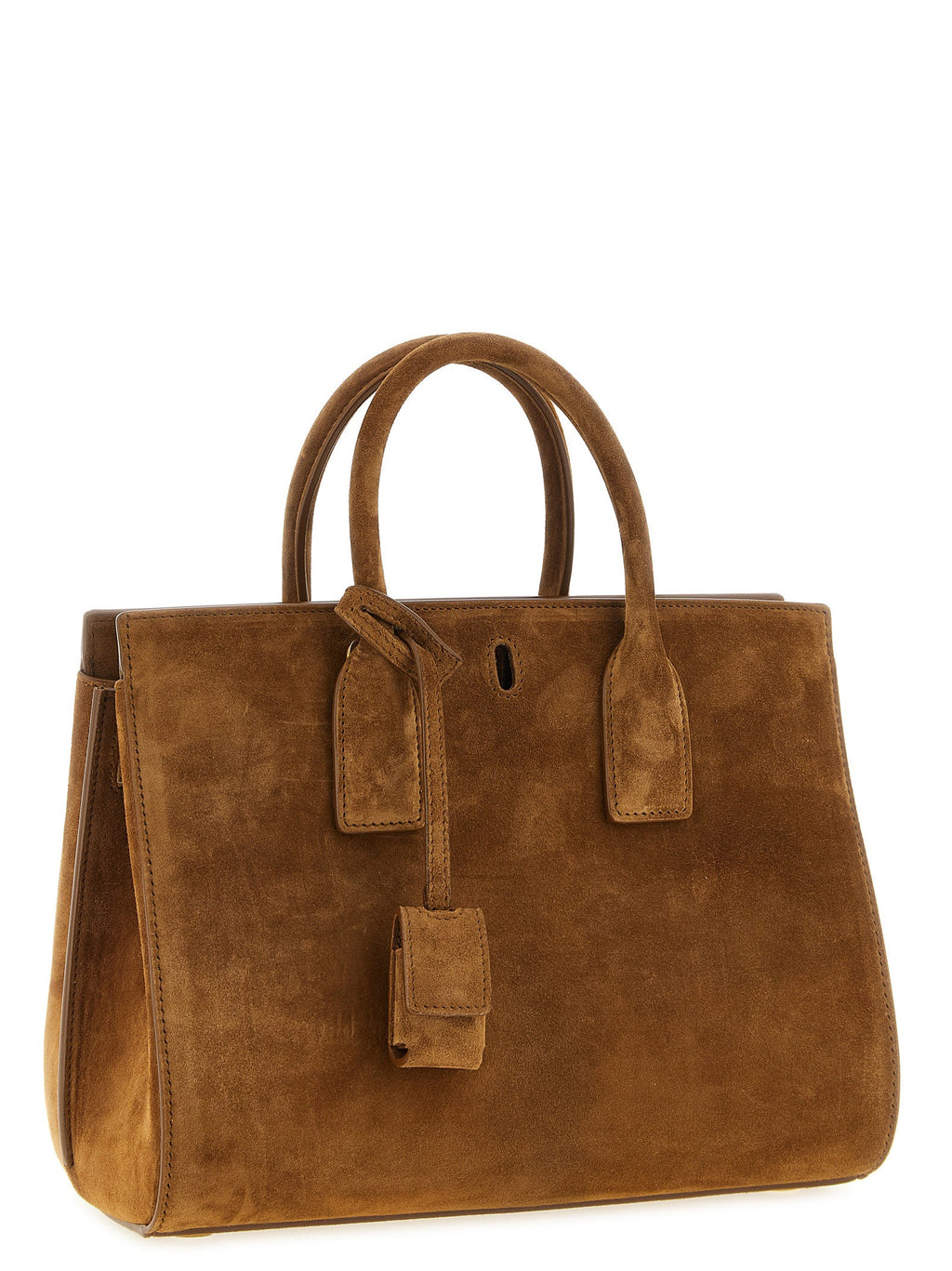 Saint Laurent Brown Calfskin Handbag Saint Laurent
