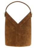 Saint Laurent Brown Calfskin Shoulder Bag Saint Laurent
