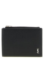Saint Laurent Black Calfskin Wallet Saint Laurent