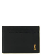 Saint Laurent Black Calfskin Cardholder Saint Laurent