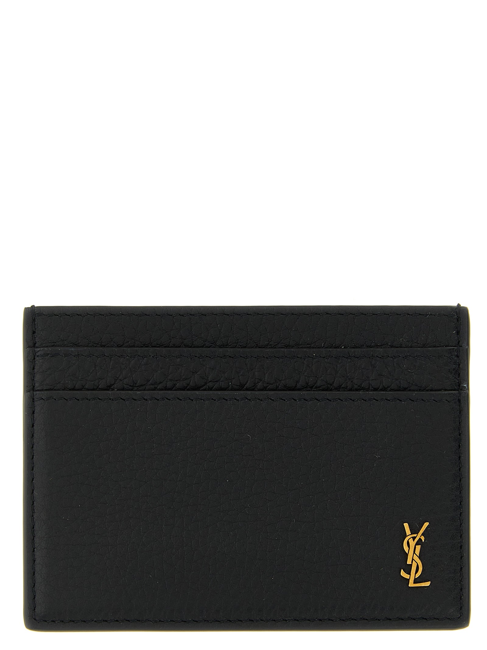 Saint Laurent Black Calfskin Cardholder Saint Laurent