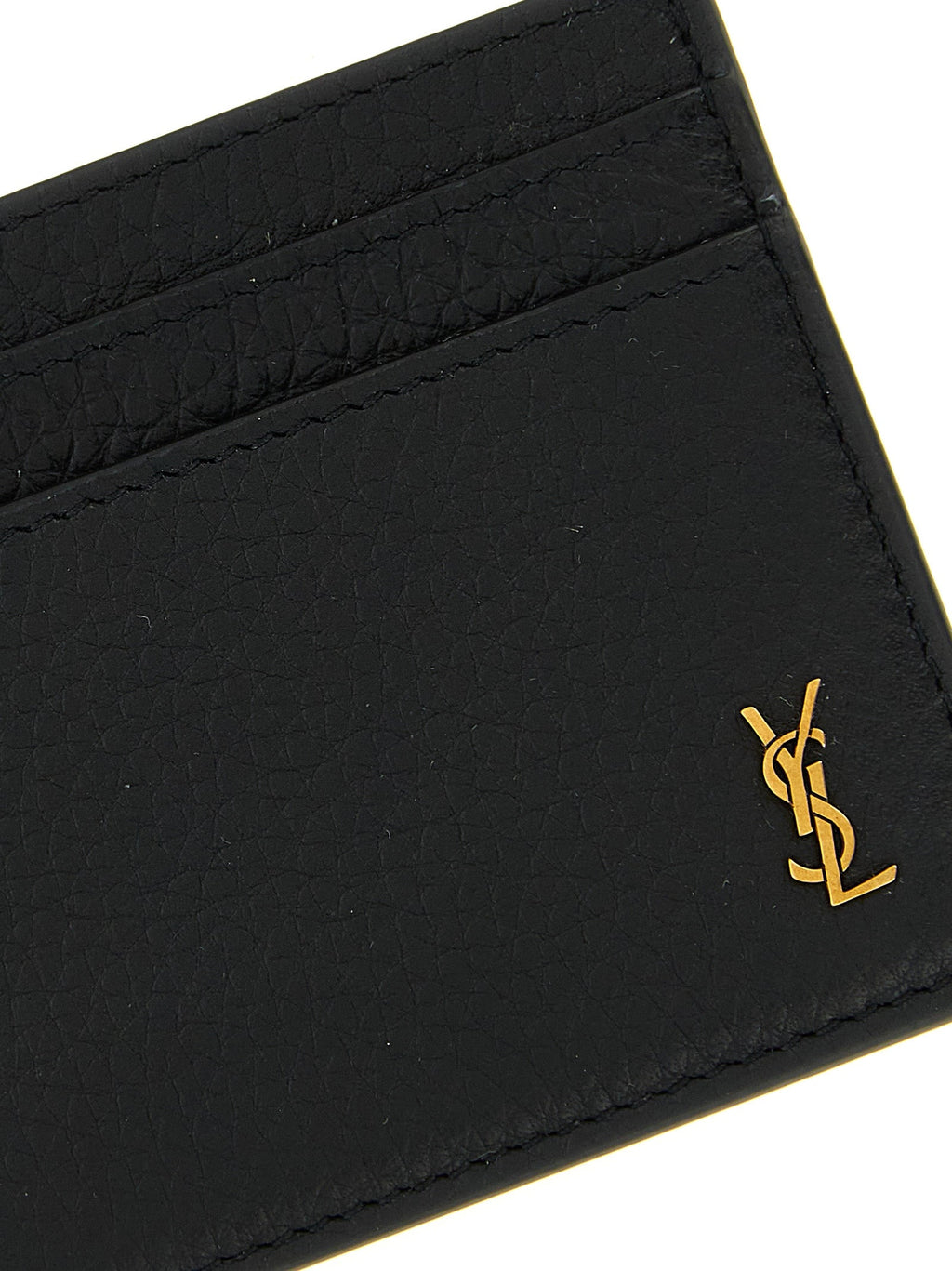 Saint Laurent Black Calfskin Cardholder Saint Laurent